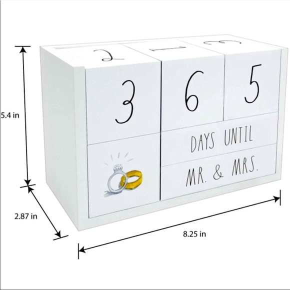 Rae Dunn Other - Rae Dunn 365 Days Countdown Block Calendar, NEW